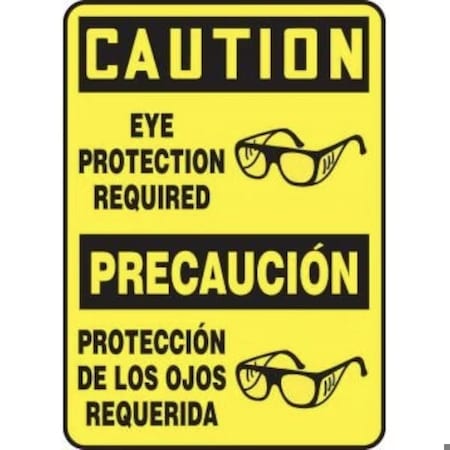 Accuform BILINGUAL SPANISH OSHA CAUTION SBMPPA664XL SBMPPA664XL